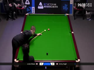 2025斯诺克北爱尔兰公开赛32进16 阿什利·休吉尔0-4乔丹·布朗 20251023