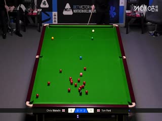 2025斯诺克北爱尔兰公开赛32进16 克里斯·韦克林1-4汤姆·福德 20251022